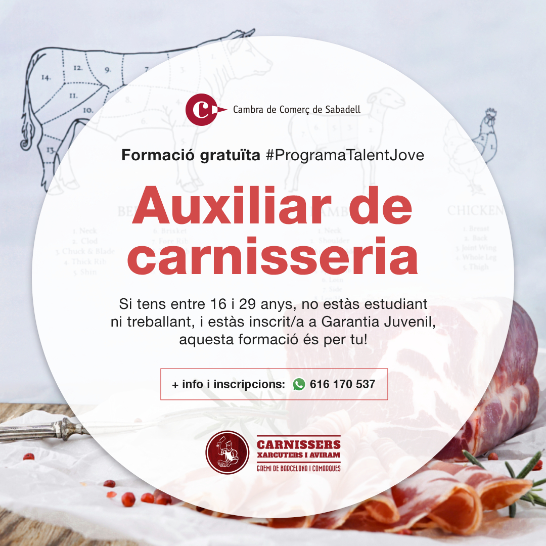 Campanya per trobar joves per a un curs gratuït d'iniciació en l'ofici. Ens ajudeu a difondre?